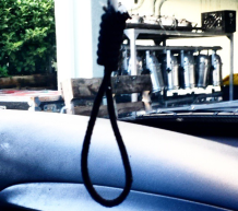 This noose was found hanging in the work vehicle of the son of a friend who lives in Florida...2 weeks ago.